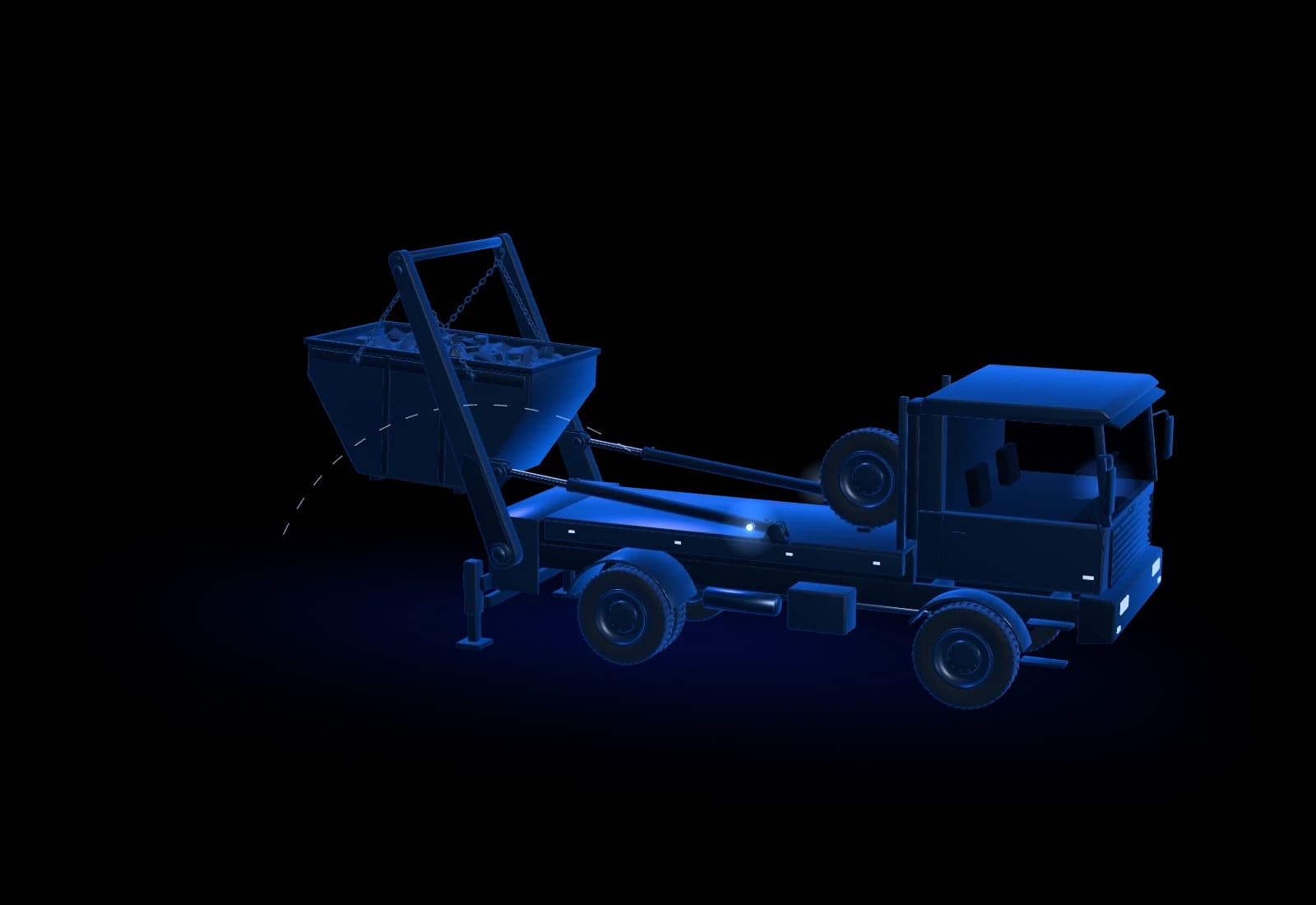 Poliguindaste em 3D